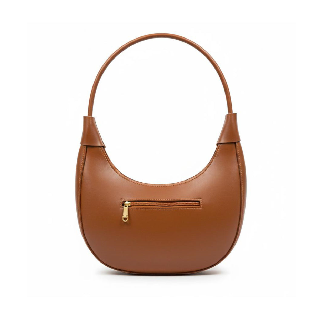 Halfmoon Light Brown Bag