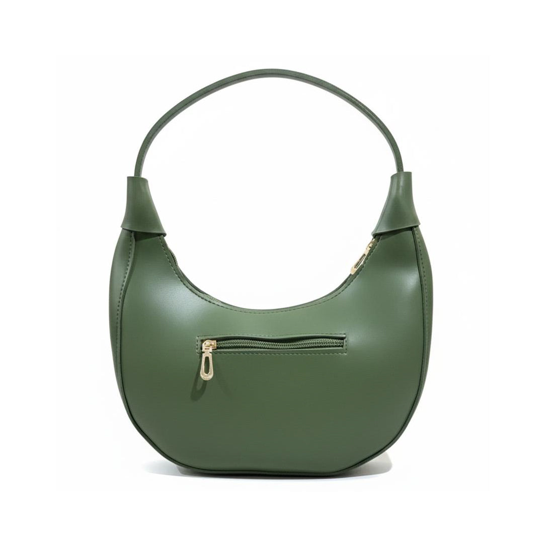 Halfmoon Green Bag